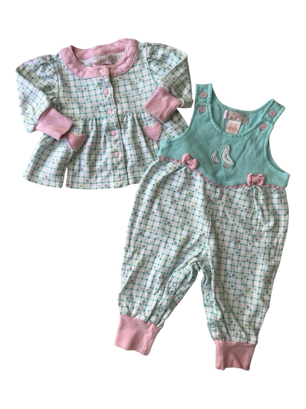 Vintage 90s Gymboree Baby Girl Outfit